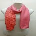 Half Net Diamond Stole- Rose Pink Half Net Diamond Stole- Rose Pink